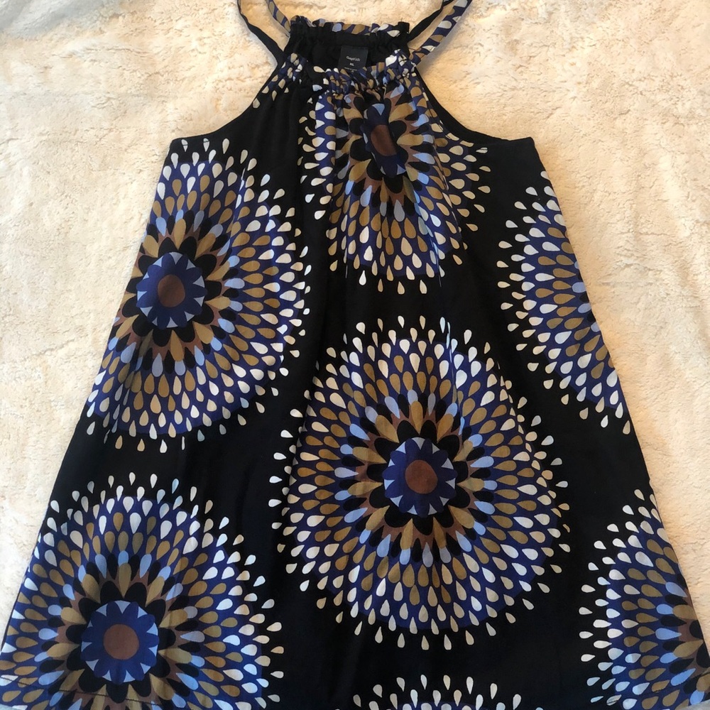 GapKids Boho geometric A-Line halter top XL 12/13